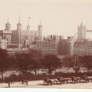 TIRAGE PHOTO	ALBUMINE 1880 ANGLETERRE LONDRES 11X17CM TOWER BRIDGE
