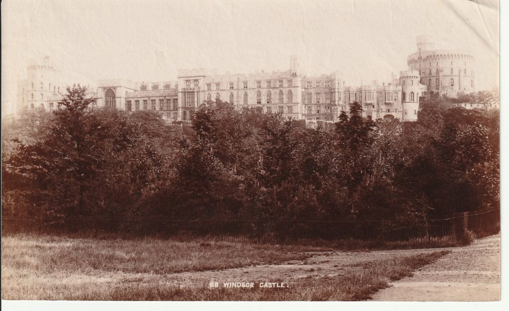 TIRAGE PHOTO	ALBUMINE 1880 ANGLETERRE LONDRES 11X17CM CHATEAU DE WINDSOR