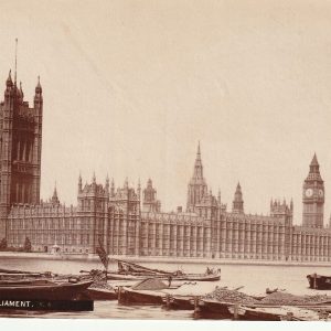 TIRAGE PHOTO	ALBUMINE 1880 ANGLETERRE LONDRES 11X17CM parlement