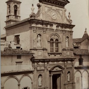 TIRAGE PHOTO Albumine	Italie	Panorama du couvent Certosa	19X24CM	1880