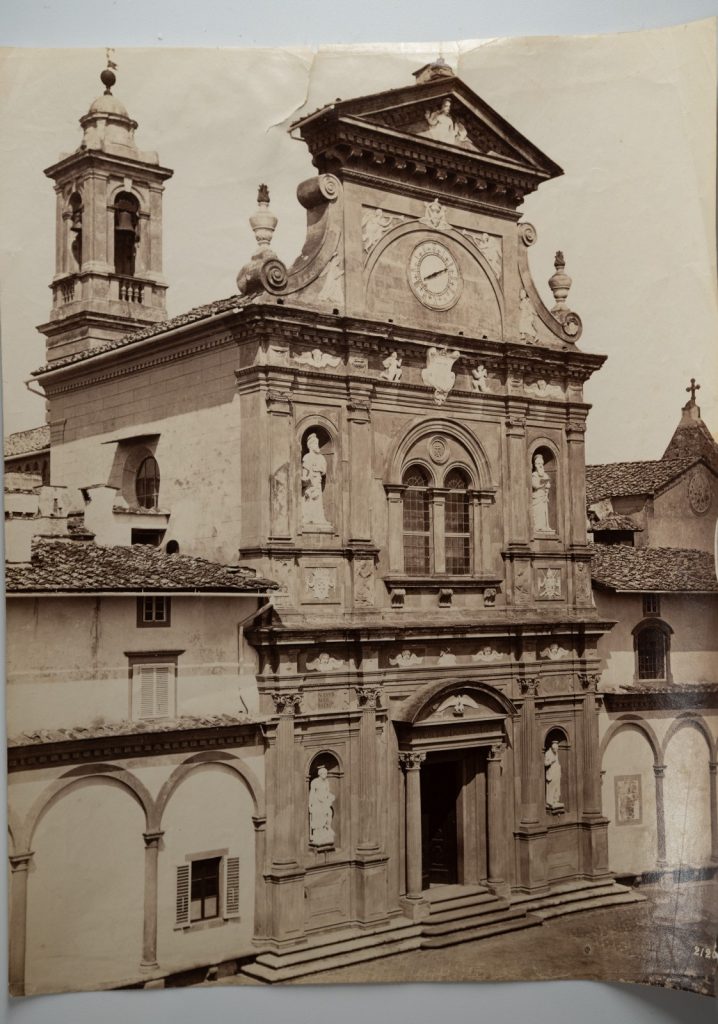 TIRAGE PHOTO Albumine	Italie	Panorama du couvent Certosa	19X24CM	1880