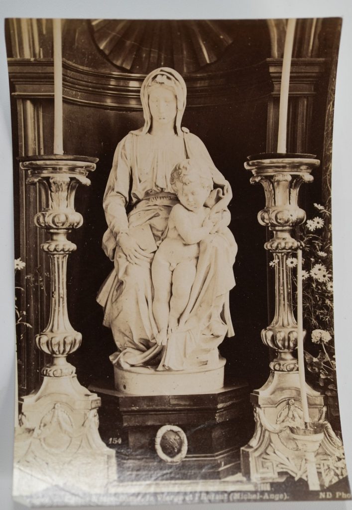 PHOTO Albumine	Belgique	Bruges Eglise Notre Dame 	12X18cm	1880