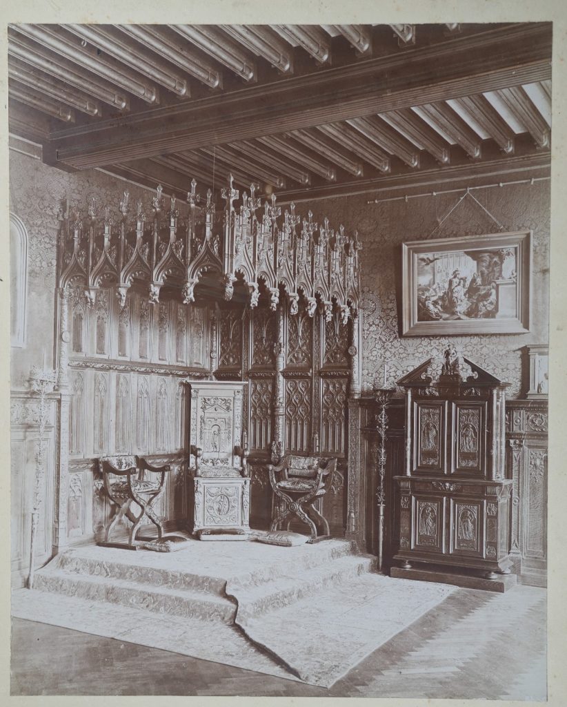 photo Albumine	Belgique	Château de Gaasbeek	23X29cm	1870