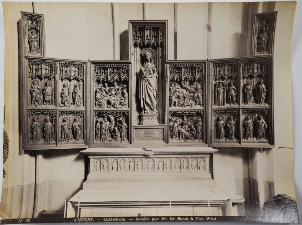 PHOTO Albumine	Belgique	Anvers	22X28cm	1880 Cathedrale Hermans Gustave