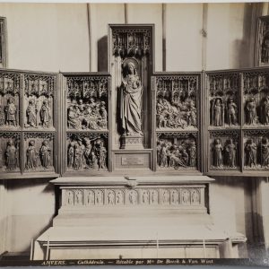 PHOTO Albumine	Belgique	Anvers	22X28cm	1880 Cathedrale Hermans Gustave