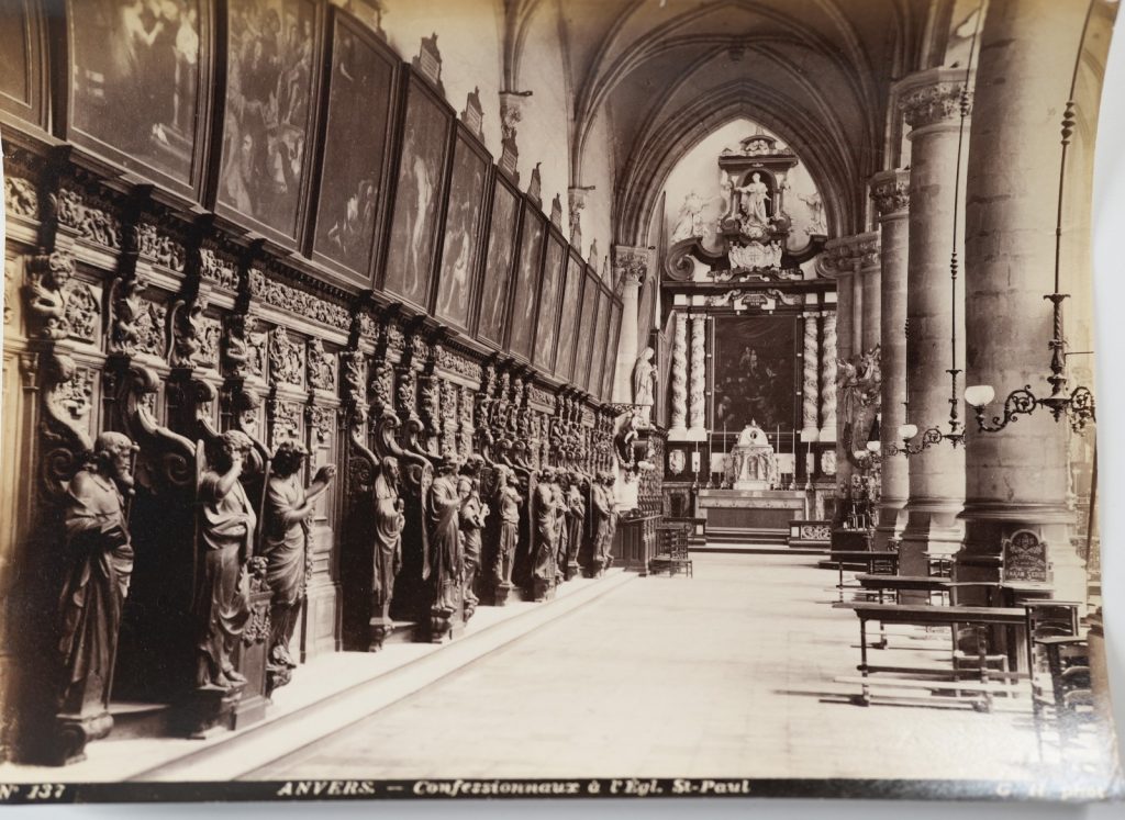 PHOTO Albumine	Belgique	Anvers	22X28cm	1880 Cathedrale Hermans Gustave