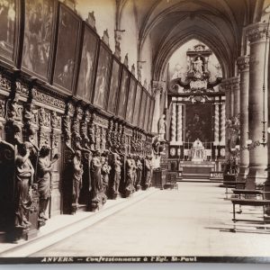 PHOTO Albumine	Belgique	Anvers	22X28cm	1880 Cathedrale Hermans Gustave