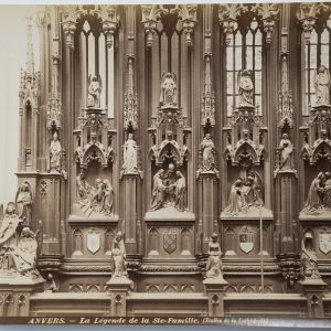 PHOTO Albumine	Belgique	Anvers	22X28cm	1880 Cathedrale