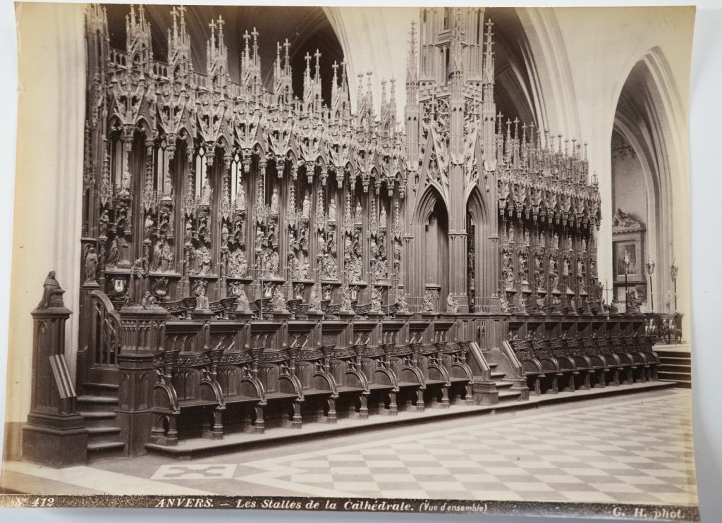 PHOTO Albumine	Belgique	Anvers	22X28cm	1880 Cathedrale