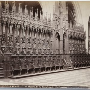 PHOTO Albumine	Belgique	Anvers	22X28cm	1880 Cathedrale