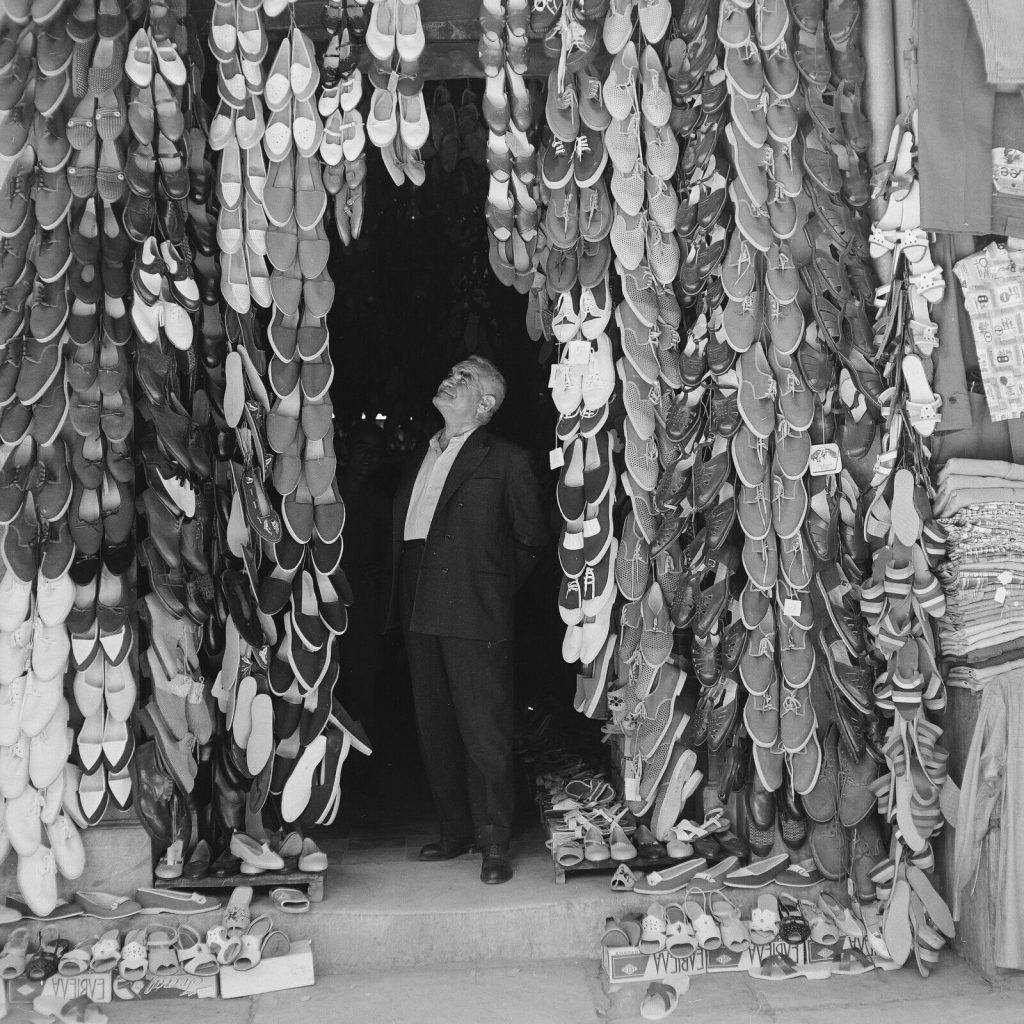 Photo papier argentique Baryté Grèce 1960 format 30x30cm
