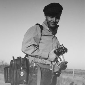 Tirage photo sur papier  argentique photographe ornithologue 1960 format 30x30cm