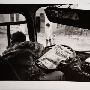 TIRAGE PHOTO  ARGENTIQUE 1990' Olivier Culmann	reportage en Roumanie 18X24cm
