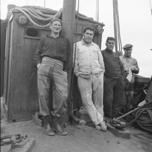 Photo papier  argentique Espagne pecheur 1960 format 40x40cm