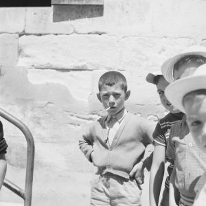 Photo papier  argentique Baryté  Espagne ENFANT 1960 format 40x40cm