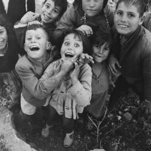 Photo papier  argentique Baryté  Espagne ENFANT 1960 format 40x40cm