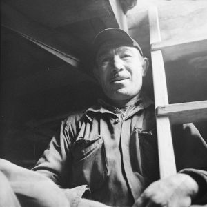 Photo papier  argentique Espagne pecheur 1960 format 40x40cm