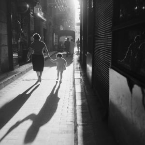 Photo papier  argentique Baryté  Espagne ENFANT 1960 format 40x40cm