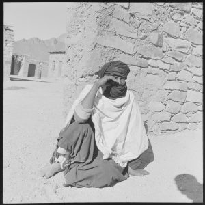 Photo sur papier  argentique BARYTE  Algerie 1960 format 40x40cm