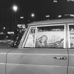 Photo sur papier  argentique reflet jean Marais PARIS 1960 format 40x40cm