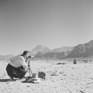 Photo sur papier  argentique BARYTE  DESERT Algerie 1960 format 40x40cm
