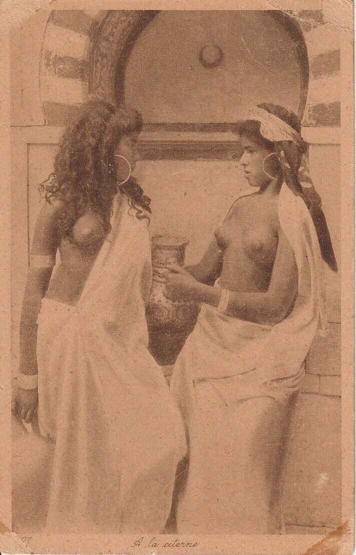 CARTE POSTAL Lehnert & Landrock ORIENTALISME 1910 FORMAT 9X14CM