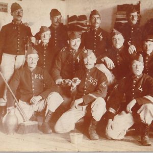 TIRAGE PHOTO	CARTE ARGENTIQUE 1910 MILITAIRE REGIMENT 10X15cm 1910