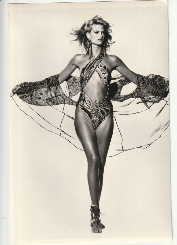 TIRAGE PHOTO Argentique Jean-Louis Scherrer 1989 photo de mode 12X18cm