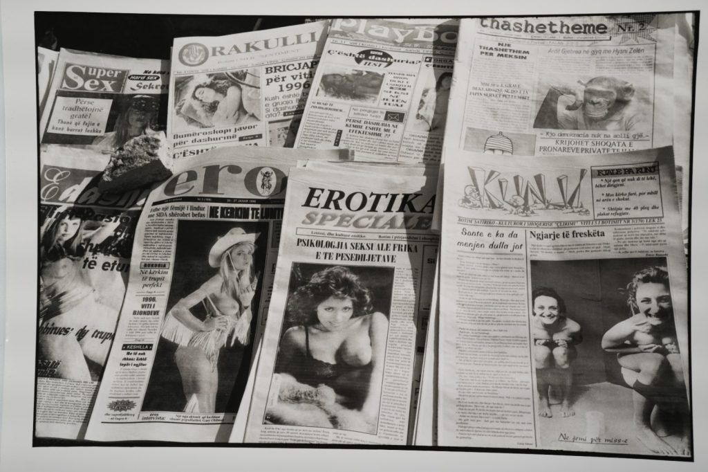 PHOTO Argentique reportage en Roumanie 18X24cm 1990 Olivier Culmann