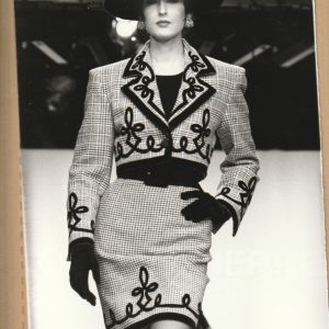 TIRAGE PHOTO	Argentique Jean-Louis Scherrer 1989  photo de mode 12X18cm