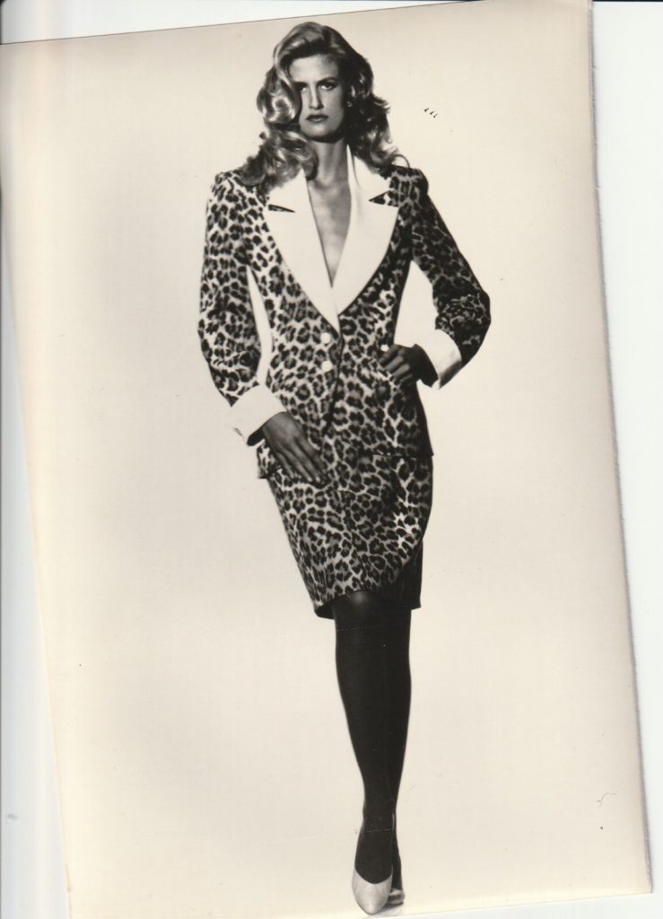 TIRAGE PHOTO Argentique Jean-Louis Scherrer 1989 photo de mode 12X18cm