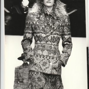 TIRAGE PHOTO	Argentique Jean-Louis Scherrer 1989  photo de mode 12X18cm