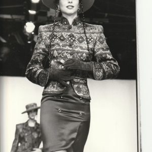 TIRAGE PHOTO	Argentique Jean-Louis Scherrer 1989  photo de mode 12X18cm