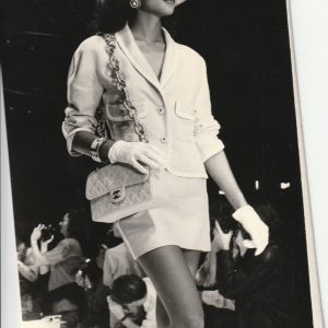 TIRAGE PHOTO	Argentique Mode CHANEL 1990 Robert Cohen AGIP		Défilé de mode 1989