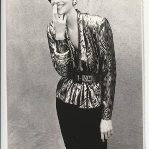 TIRAGE PHOTO	Argentique Pierre Balmain 1989 Robert Cohen AGIP Défilé de mode