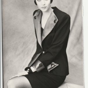 TIRAGE PHOTO	Argentique Pierre Balmain 1989 Robert Cohen AGIP Défilé de mode