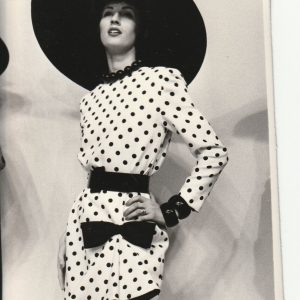 TIRAGE PHOTO	Argentique Pierre Balmain 1989 Robert Cohen AGIP Défilé de mode