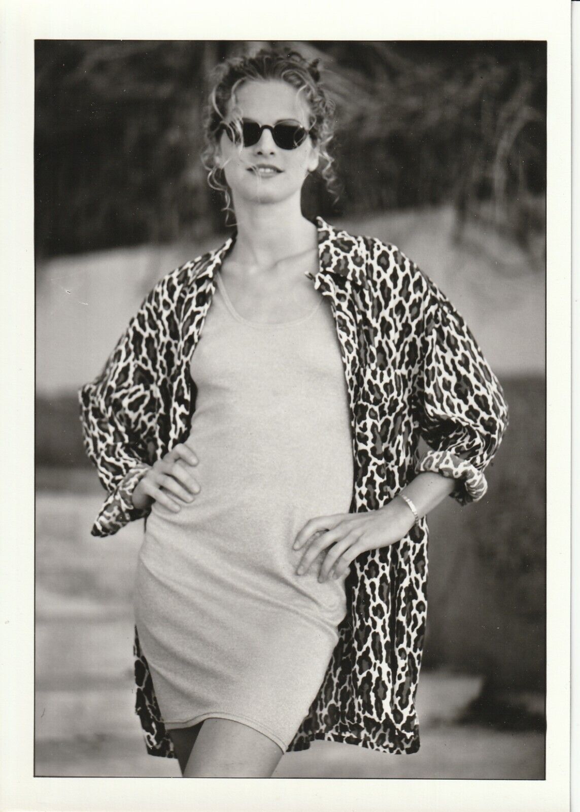 PHOTO Argentique LA REDOUTE MODE FEMME ROBE 1990 SERVICE DE PRESSE 13X19cm