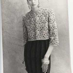 TIRAGE PHOTO	Argentique Pierre Balmain 1989 Robert Cohen AGIP Défilé de mode