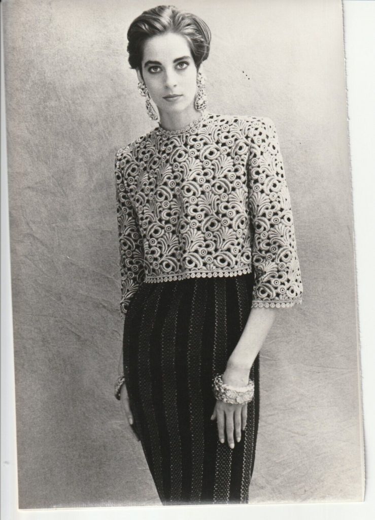 TIRAGE PHOTO Argentique Pierre Balmain 1989 Robert Cohen AGIP Défilé de mode