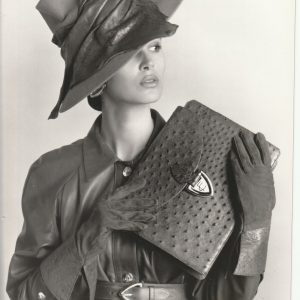 PHOTO Argentique ELIZABETH WESSEL MODE 1990 STUDIO SERVICE DE PRESSE 16X24cm