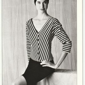 PHOTO	Argentique LA REDOUTE MODE FEMME GILET 1990 SERVICE DE PRESSE 13X19cm