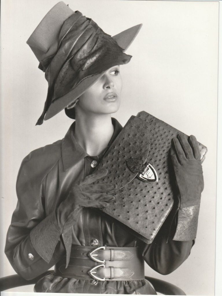 PHOTO Argentique FREDERIC CASTET MODE 1990 STUDIO SERVICE DE PRESSE 18X24cm