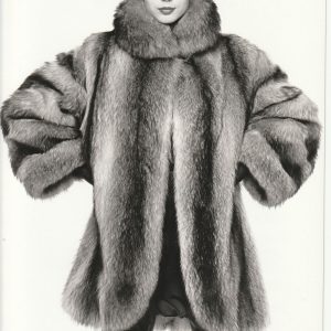 TIRAGE PHOTO	Argentique SPRUNG FOURRURES MODE 1990 PHOTO STUDIO 18X24CM