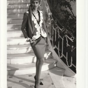 TIRAGE PHOTO	Argentique PIERRE BALMAIN 1990 Photo service de MODE 20X30cm