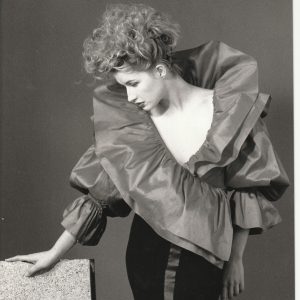 PHOTO Argentique ELIZABETH WESSEL MODE 1990 STUDIO SERVICE DE PRESSE 18X24cm