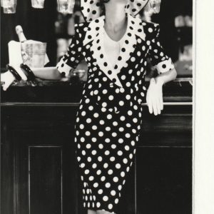 TIRAGE PHOTO Argentique LOUIS FERAUD 1990 AGIP photo de mode 1989 12X13cm