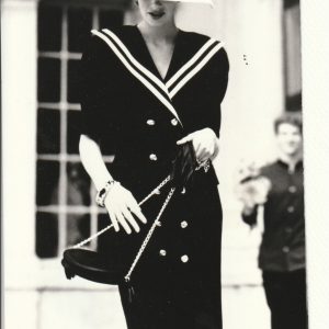 TIRAGE PHOTO	 Argentique  LOUIS FERAUD 1990 AGIP photo de mode 1989 12X13cm