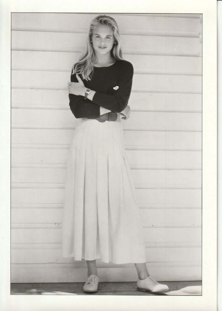 PHOTO Argentique LA REDOUTE MODE FEMME JUPE 1990 SERVICE DE PRESSE 13X19cm