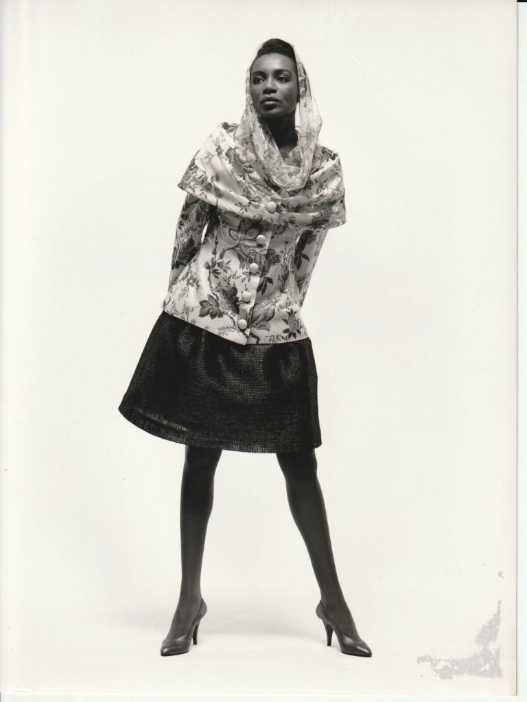 PHOTO  Argentique KIMIJIMA MODE 1990 STUDIO SERVICE DE PRESSE 18X24cm
